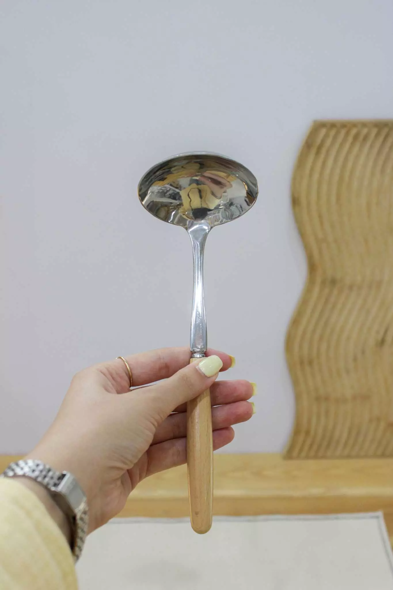 ست پذیرایی دسته چوبی